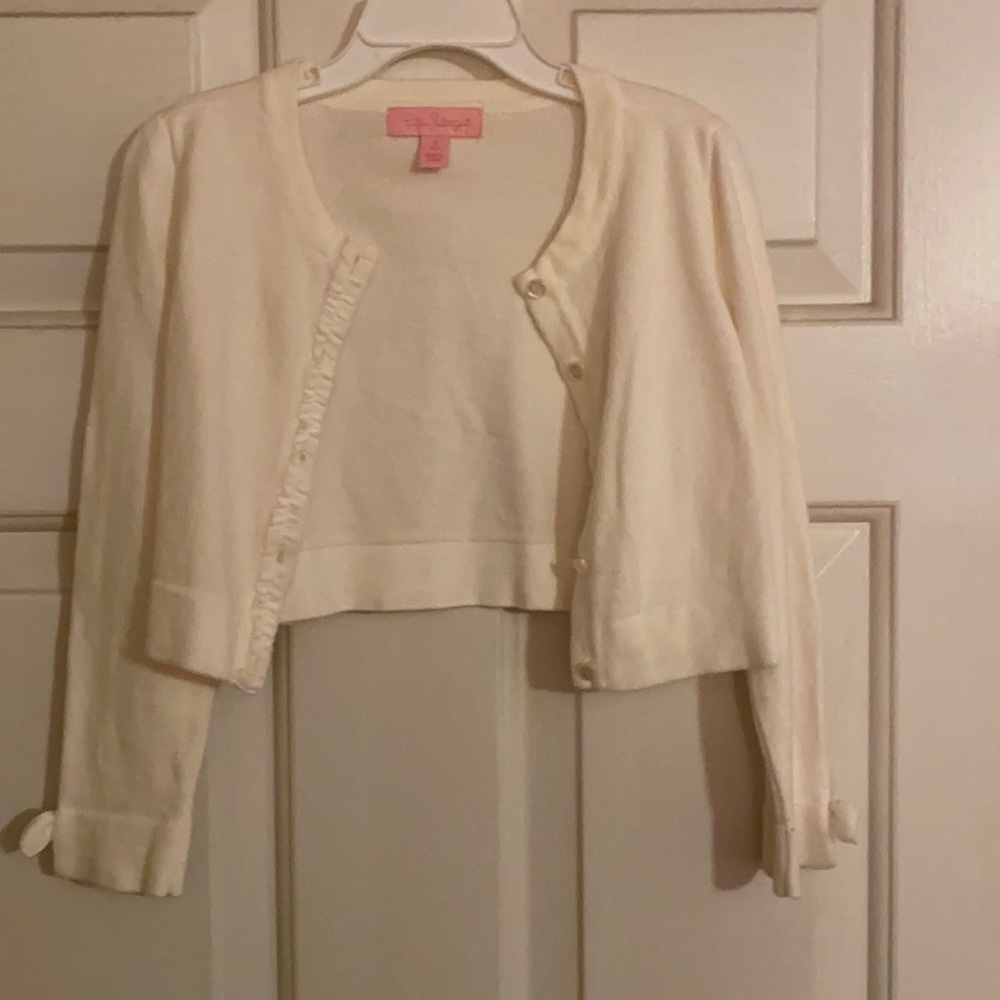 Lilly Pulitzer girls shrug sweater